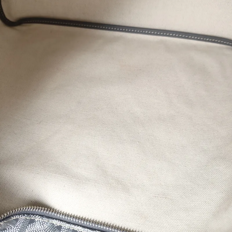 GOYARD Shoulder Bag Boheme Hobo​ Grey ine Canvas Small 43 × 14 × 27 cm — detail view 6 of 14
