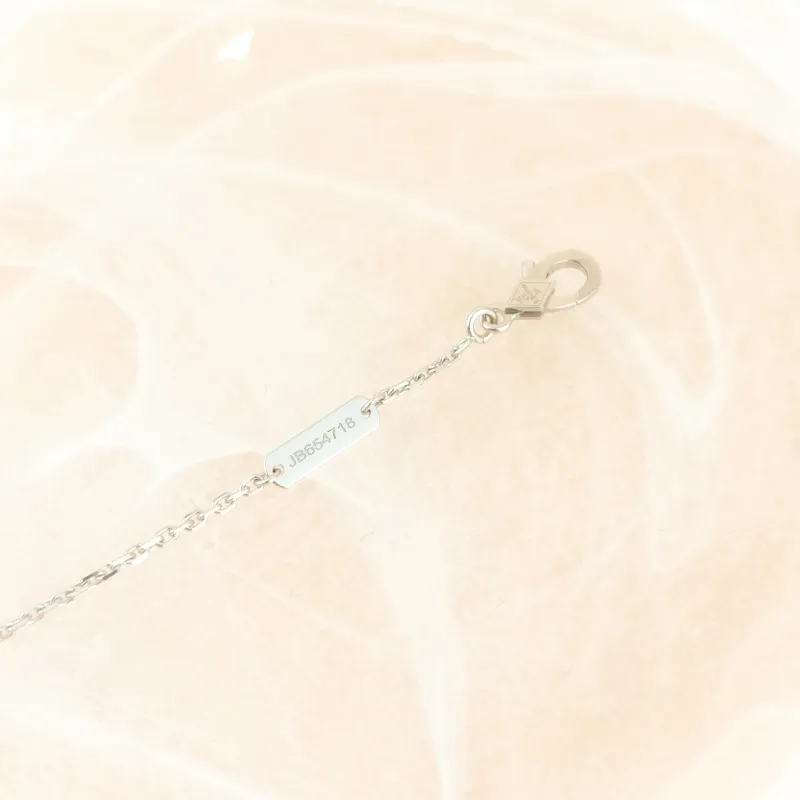 Van Cleef & Arpels Necklace Alhambra Alhambra Collection Necklace 20 White Gold Diamond18KW hite Gold Vintage Small 42cm — cover view 4 of 11