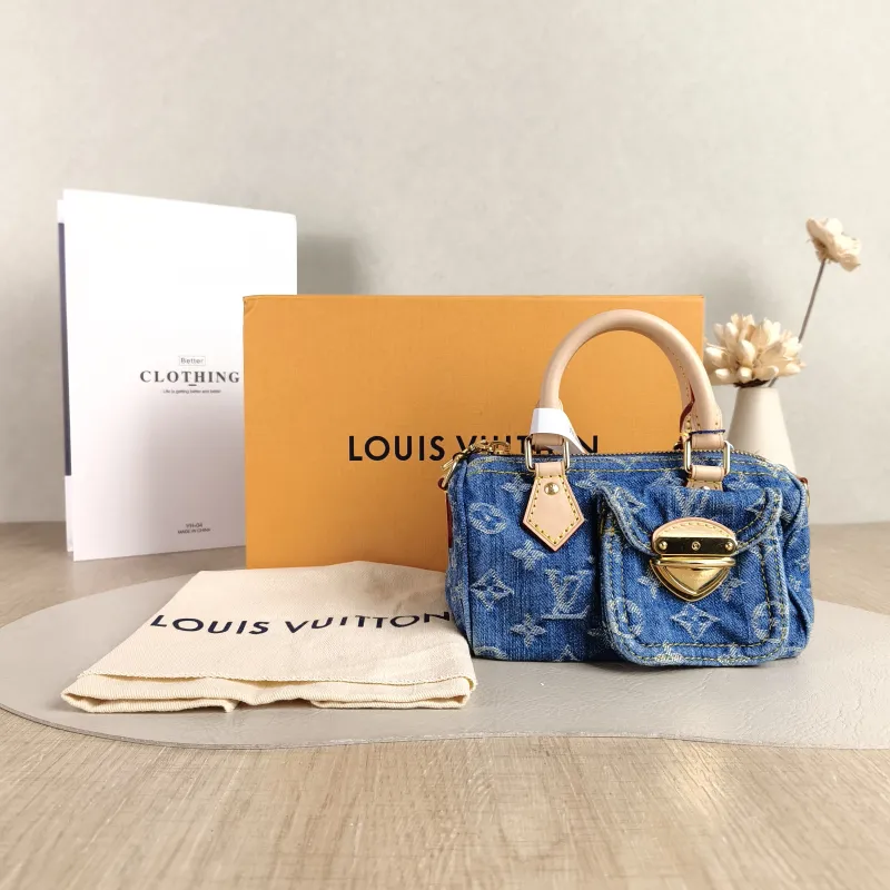 Louis Vuitton Crossbody Bag Speedy Nano Blue Edition nano 16 × 7.5 × 10 cm — cover view 2 of 6