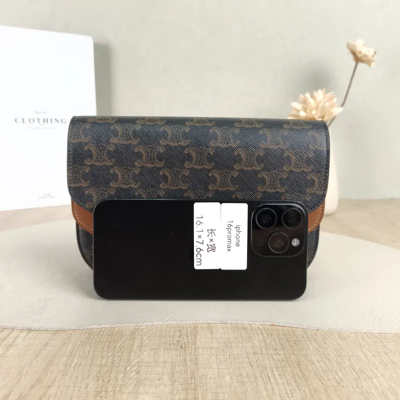 CELINE Crossbody Bag DUO Wallet Monogram PVC Mini 20 × 6 × 13 cm — cover view 2 of 5