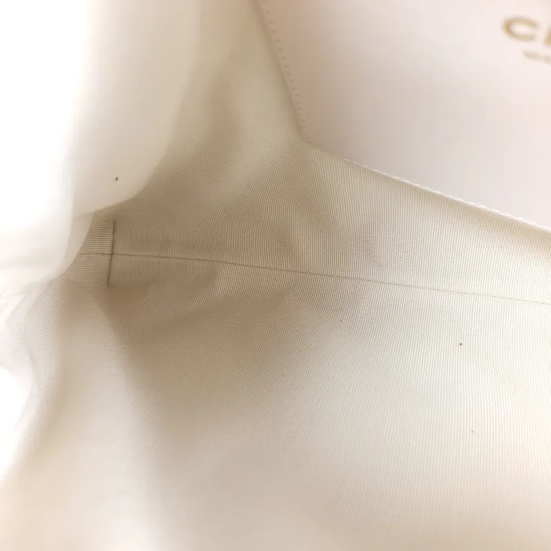 Chanel Shoulder Bag25s hobo White Lambskin Large32 × 6 × 20 cm — detail view 10 of 12