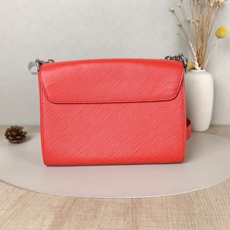 Louis Vuitton Crossbody Bag Twist Red Epi Embossed Calfskin Medium 23 × 9.5 × 17 cm — cover view 3 of 5