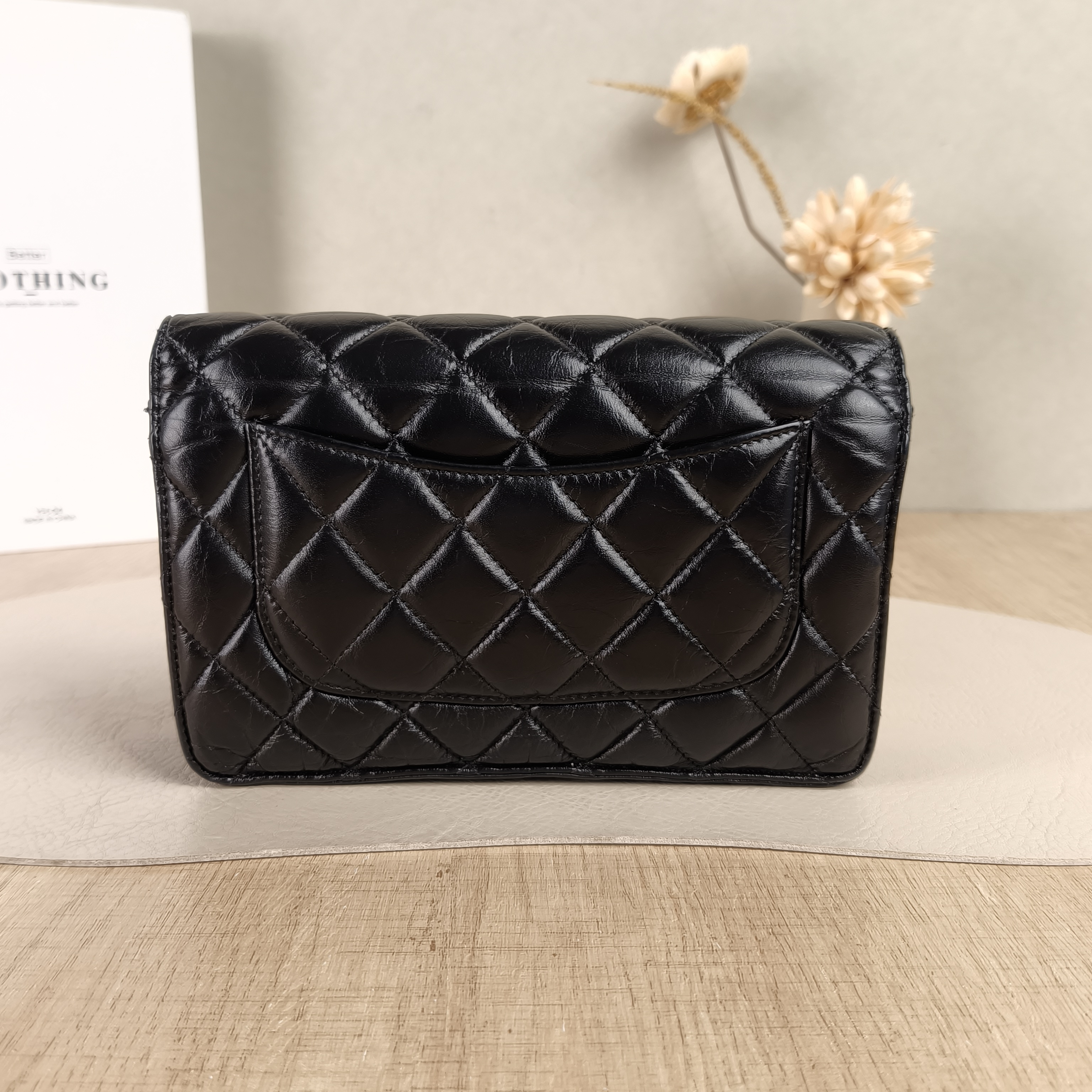 Chanel Crossbody Bag2.55 woc Black Edition Calfskin One Size19.2 × 3.5 × 12.3 cm — cover view 3 of 5