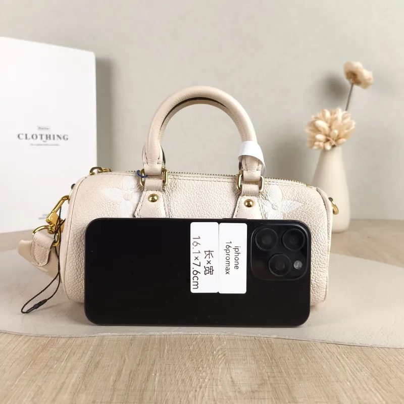 Louis Vuitton Crossbody Bag Papillon · Monogram Empreinte Embossed Calfskin BB 20 × 10 × 10 cm — cover view 4 of 5