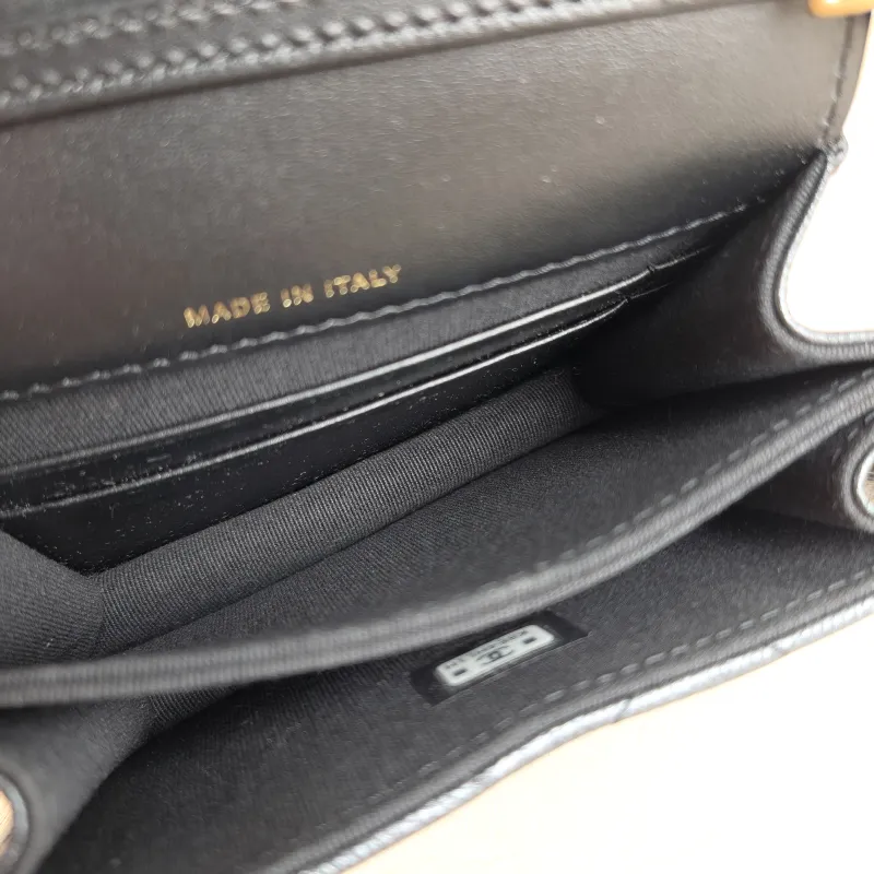 Chanel Crossbody Bag C logo woc Crossbody Bag Black Grained Calfskin One Size 13 × 5.5 × 10 cm — detail view 5 of 12