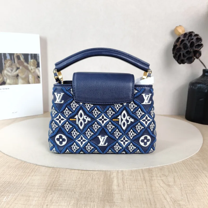 Louis Vuitton Crossbody Bag Capucines 1854 Calfskin Embroidered Mini 21 × 8 × 14 cm — cover view 4 of 5