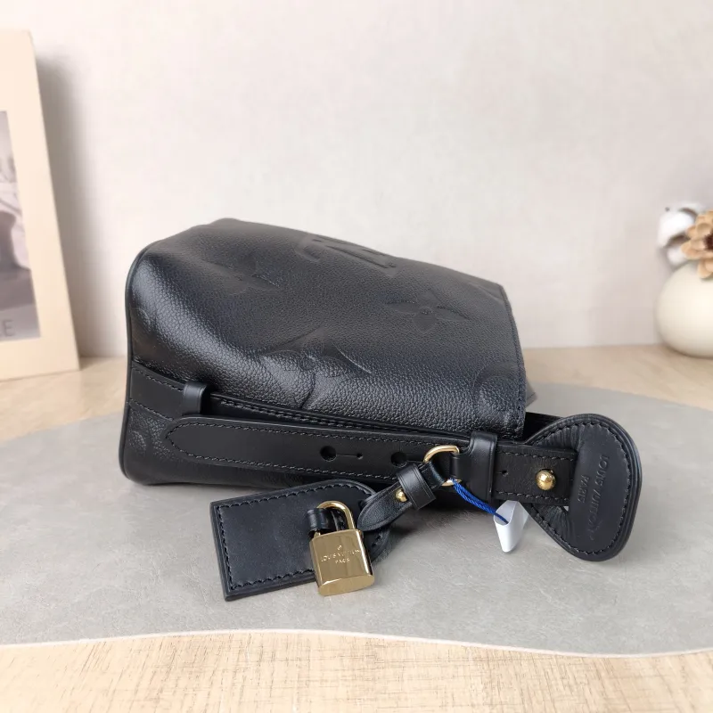 Louis Vuitton Top Handle Bag ALL IN BB Black Empreinte Embossed Calfskin BB 16 × 12 × 18 cm — detail view 1 of 10