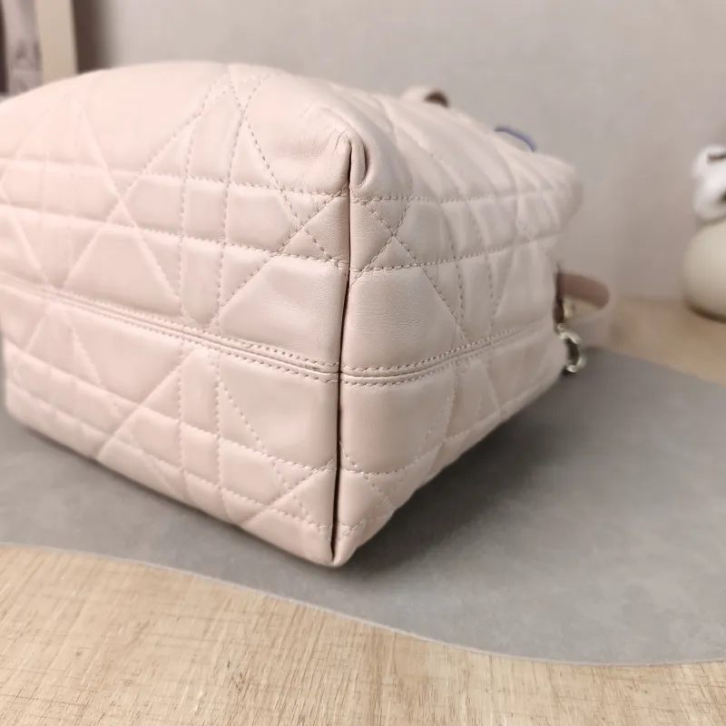 DIOR Top Handle Bag TOUJOURS Edition Pink Calfskin Small 18.5 × 12 × 18.5 cm — detail view 5 of 14