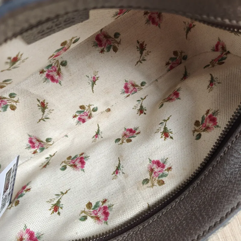 GUCCI Crossbody Bag Neo Vintage Camera Bag Monogram PVC Medium 24 × 7 × 14.5 cm — detail view 10 of 10