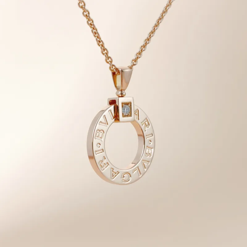 Bvlgari Necklace Collection Rose Gold Diamond18KR ose Gold One Size 46cm — cover view 3 of 10