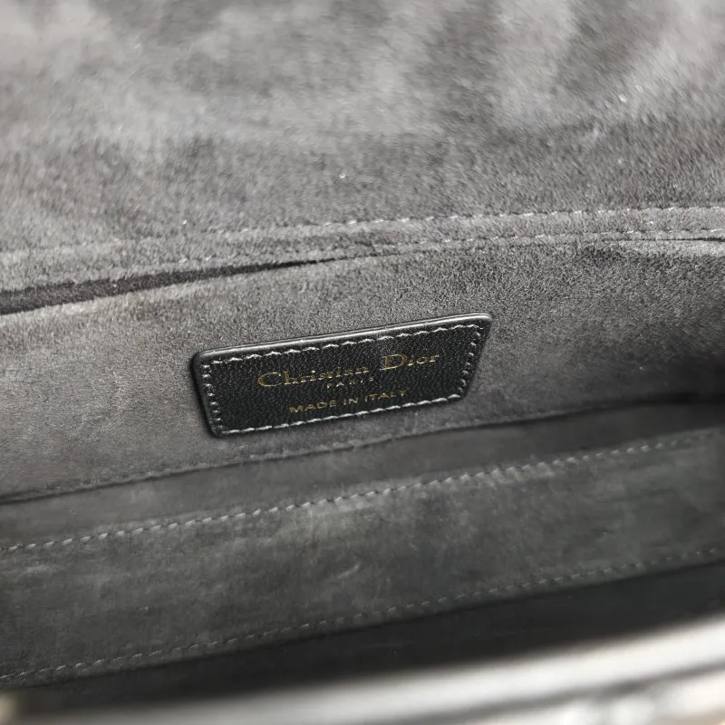 DIOR Top Handle Bag Lady D-Joy Black Lambskin Small 22 × 6 × 11 cm — detail view 9 of 10