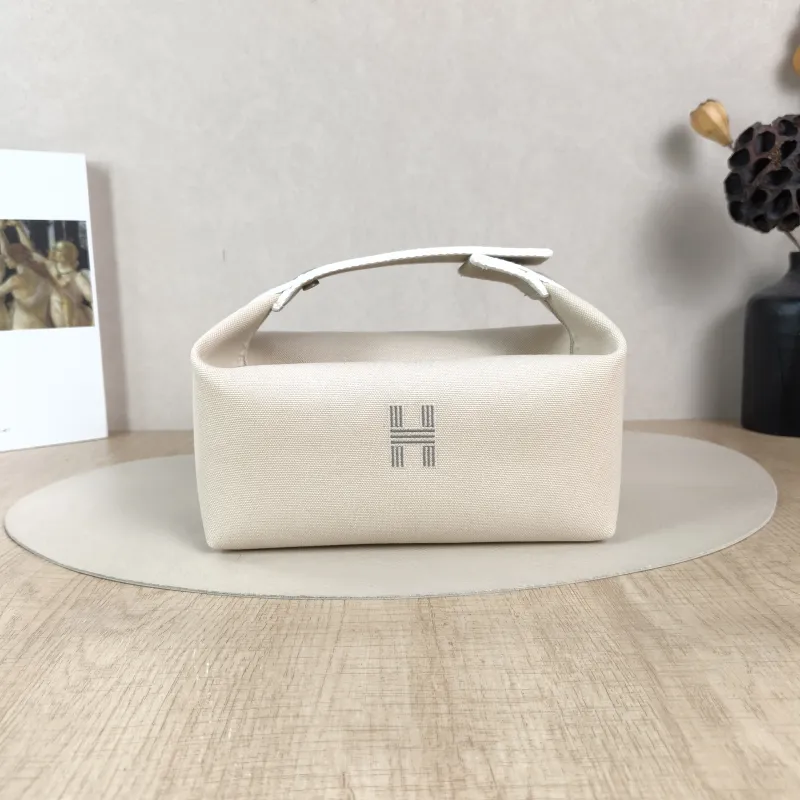 Hermès Top Handle Bagbride-a-brac White Canvas Small21 × 12 × 27 cm