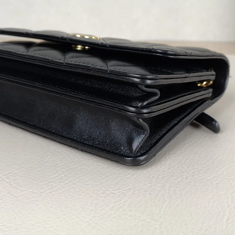 Chanel Crossbody Bag woc Black Lambskin One Size15.5 × 5 × 11 cm — detail view 7 of 12