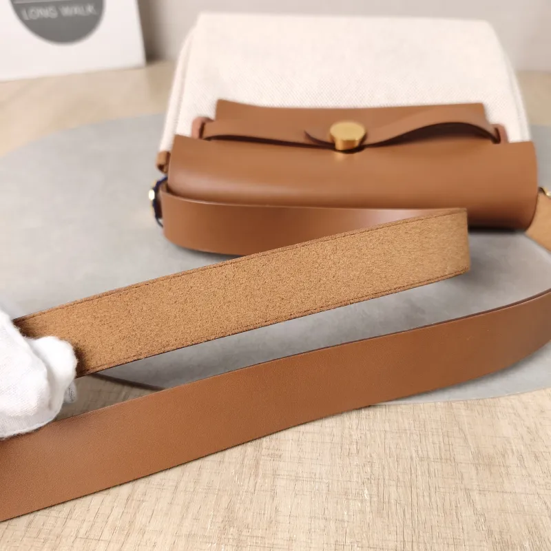 Hermès Crossbody Bag Herbag Zip 20 Beige Brown Calfskin，Canvas Mini 20.5 × 7 × 16.5 cm G — detail view 3 of 13