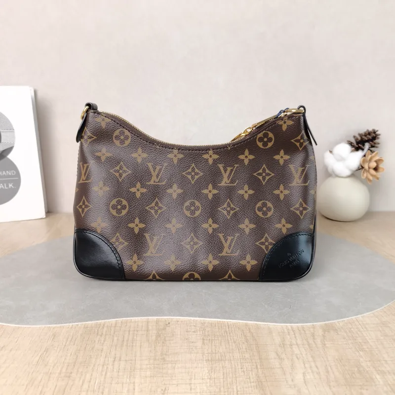 Louis Vuitton Crossbody Bag Boulogne PVC Small 26 × 9.5 × 16 cm