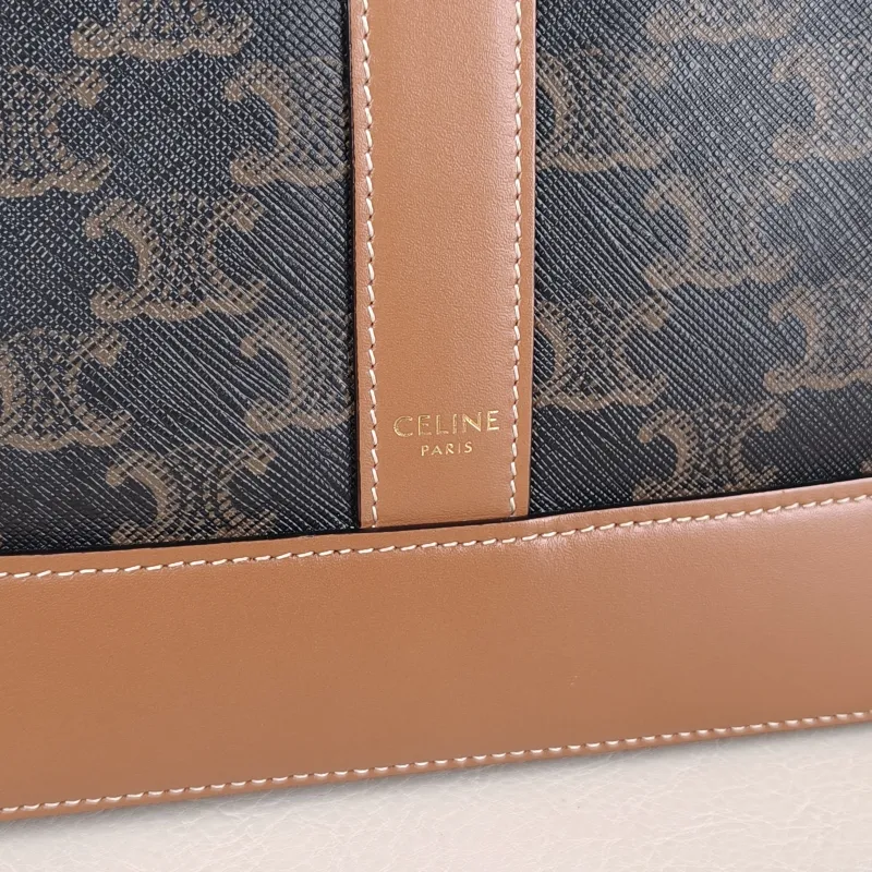 CELINE Crossbody Bag Triomphe Bucket Bag Monogram PVC Medium24 × 18 × 27 cm — detail view 1 of 9