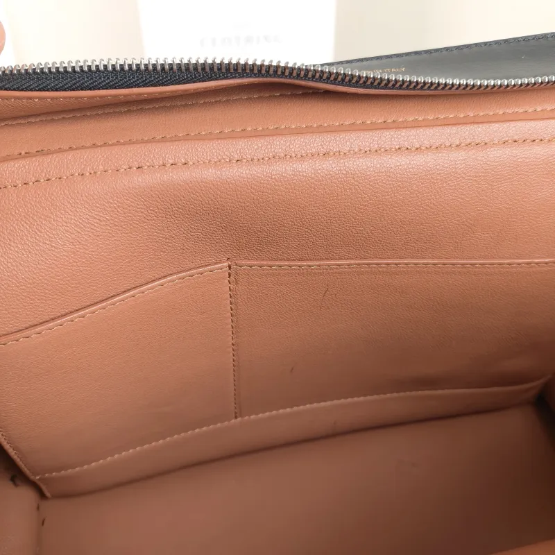 CELINE Crossbody Bag Trapeze Colorblock Calfskin Medium 30 × 15 × 24 cm — detail view 7 of 10