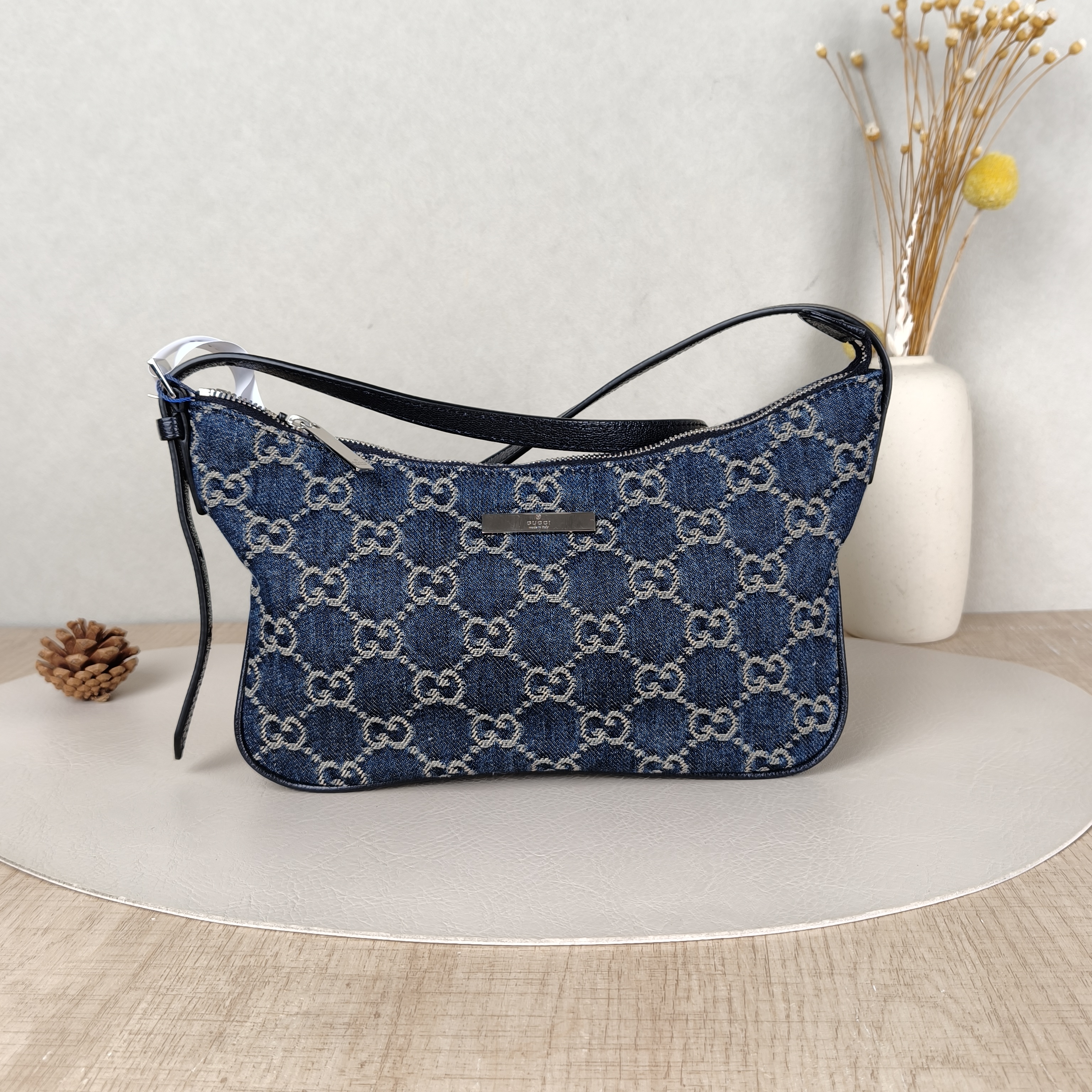 GUCCI Crossbody Bag Crossbody Bag Blue One Size22 × 5 × 14 cm