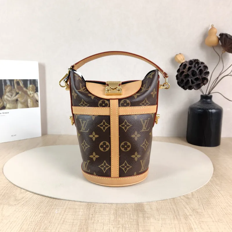 Louis Vuitton Crossbody Bag DUFFLE Monogram PVC22 × 14 × 23 cm