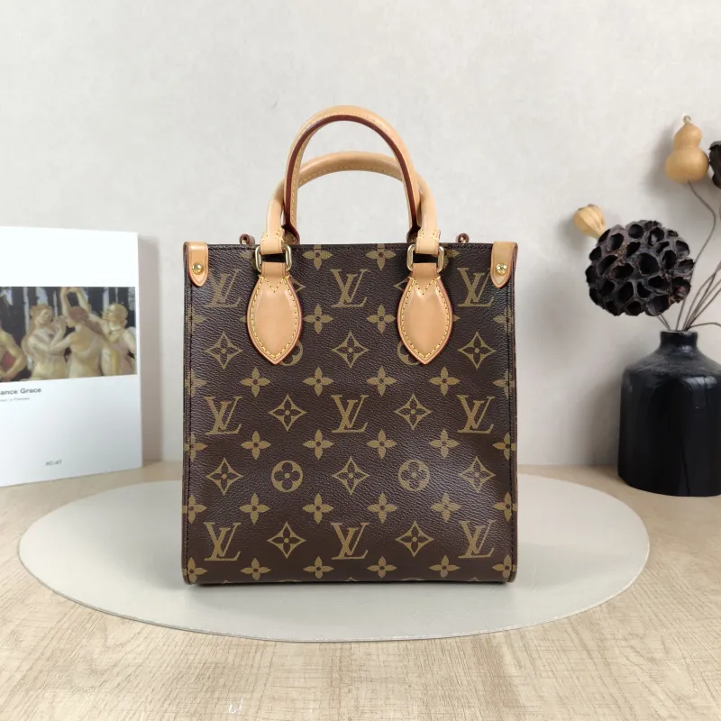 Louis Vuitton Crossbody Bag SAC PLAT BB BB Monogram PVC BB 21.5 × 9 × 22 cm