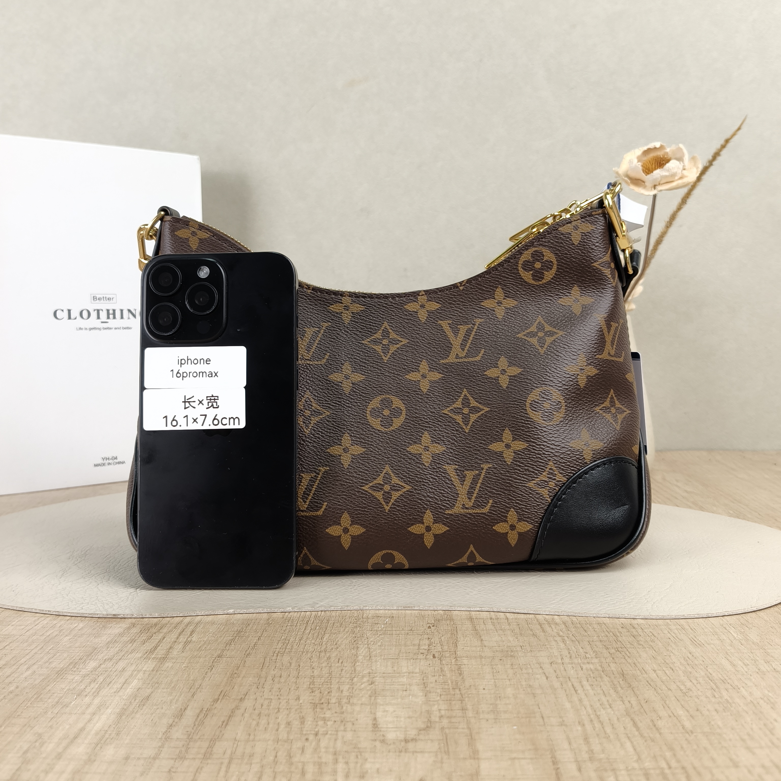 Louis Vuitton Crossbody Bag Boulogne PVC Small26 × 9.5 × 16 cm — cover view 6 of 6