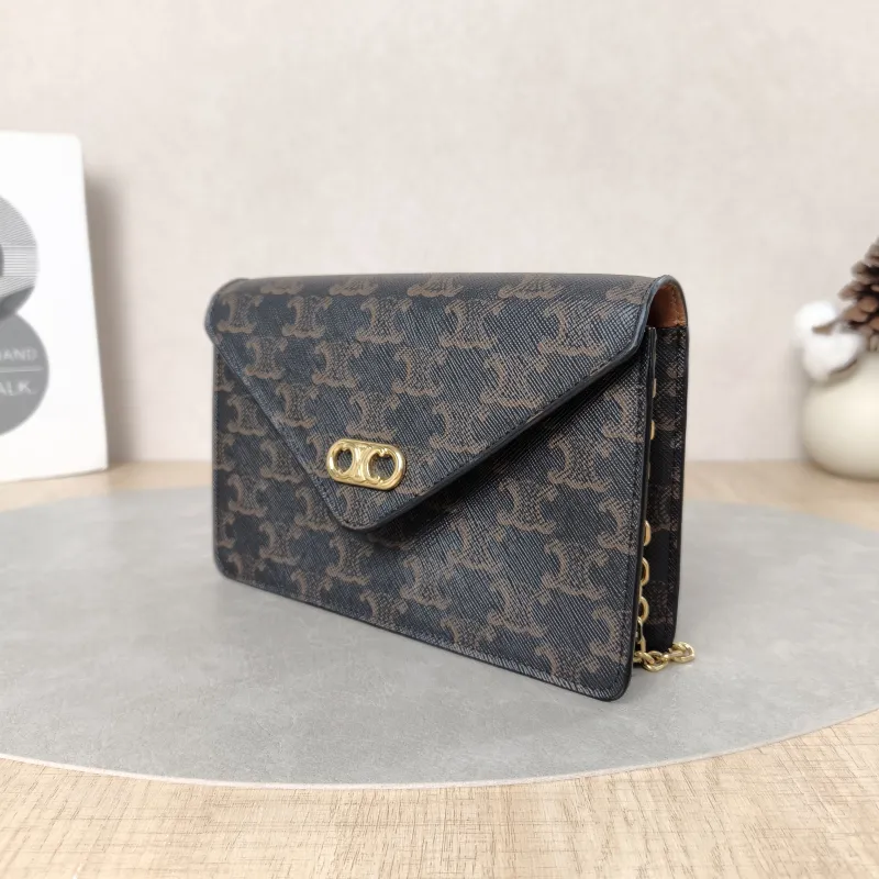 CELINE Crossbody Bagmallon triomphe woc Monogram PV Cmini19.5 × 4 × 13 cm — cover view 6 of 6