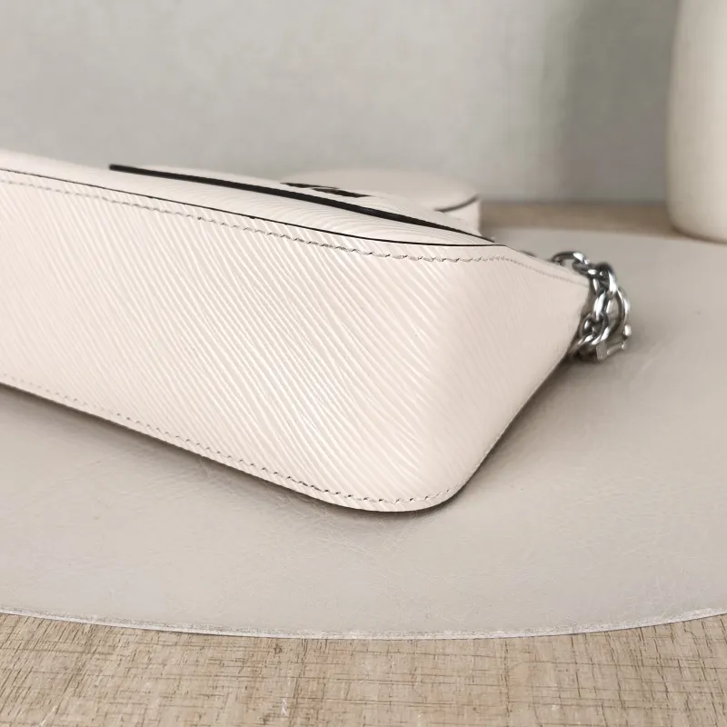 Louis Vuitton Shoulder Bag MARELLINI White Epi Embossed Calfskinmini19 × 6.5 × 13.5 cm — detail view 4 of 13