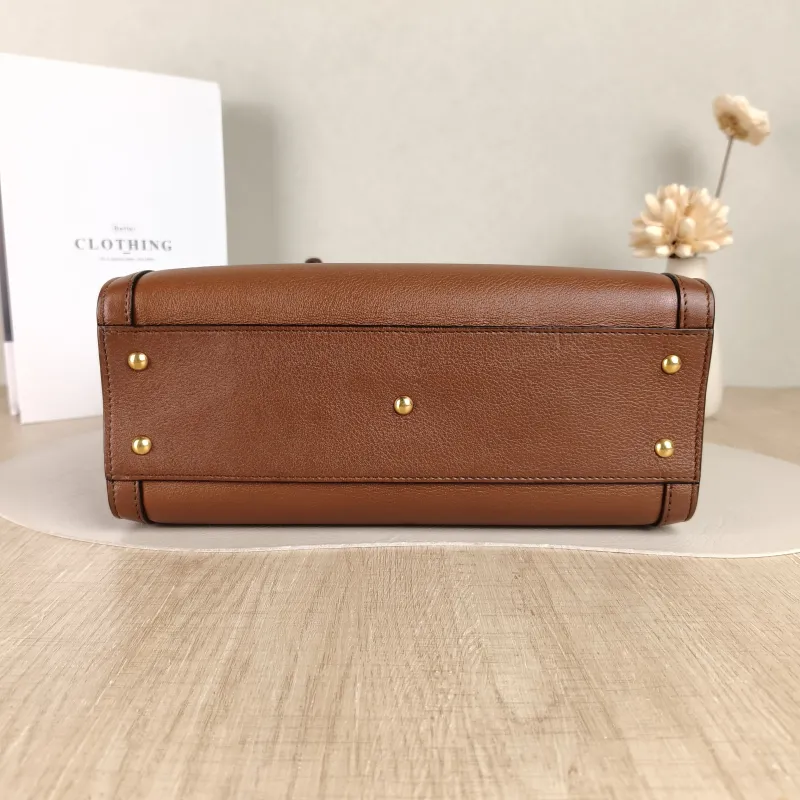 GUCCI Top Handle Bag Diana Top Handle Bag Caramel Calfskin Medium 27 × 10 × 24 cm — cover view 5 of 5