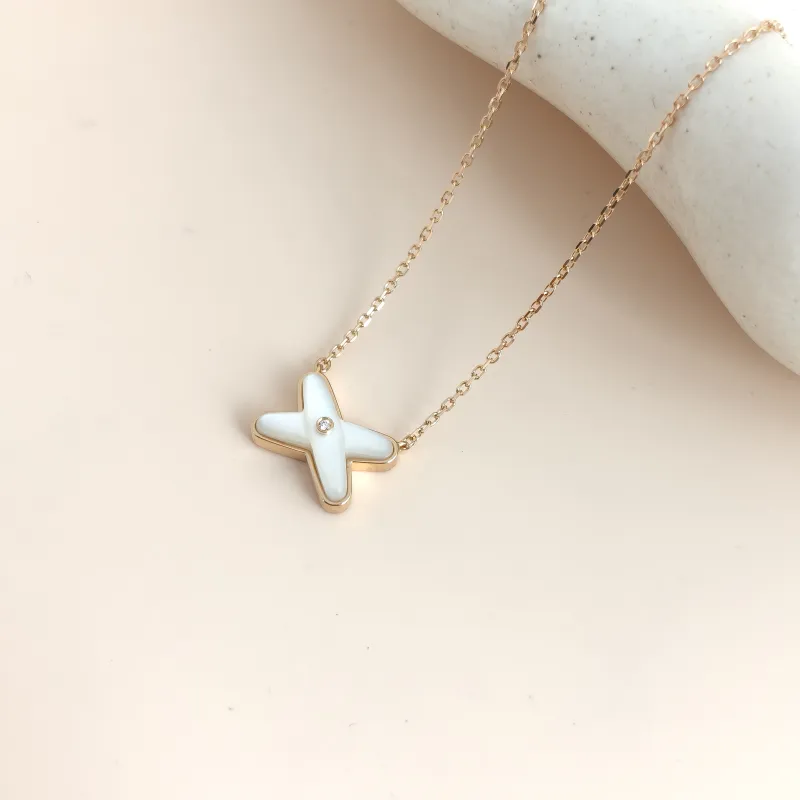 CHAUMET Necklace Jeux de Liens · Collection · Necklace Diamond18KR ose Gold One Size41cm — cover view 9 of 9