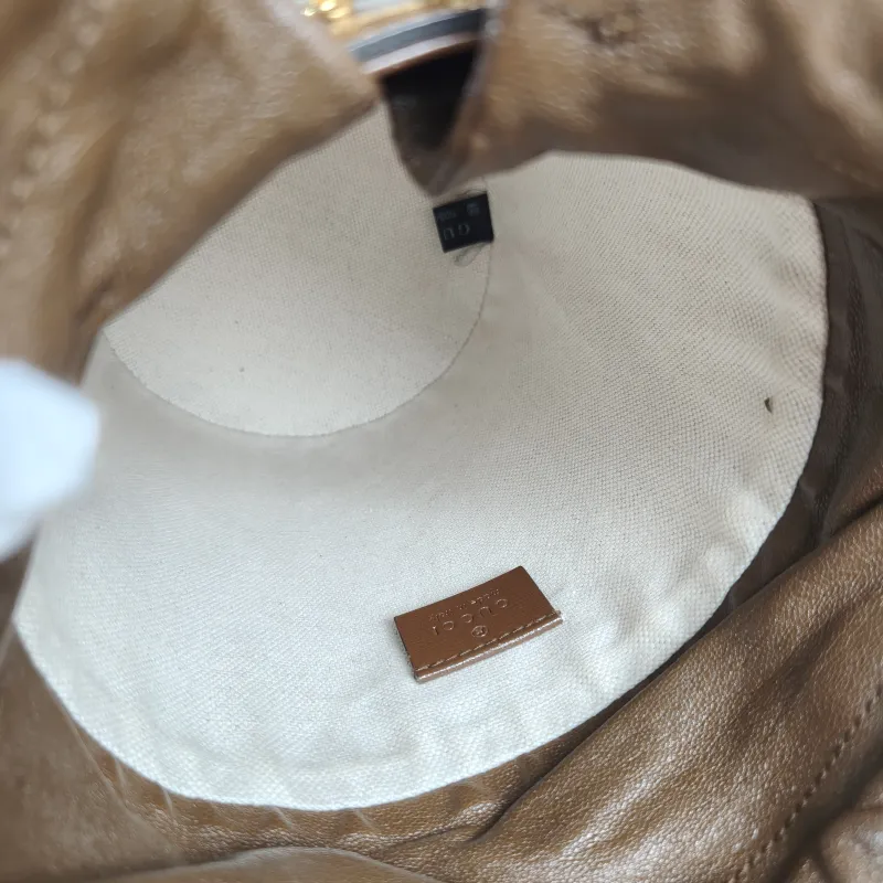 GUCCI Top Handle Bag Horsebit 1955Collection Bucket Bag White PVC Small 14 × 14 × 19 cm — detail view 1 of 10