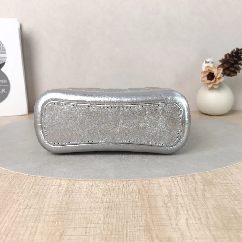 Chanel Crossbody Bag Gabrielle Gabrielle Bag Silver CC alfskin Small20 × 8 × 15 cm — cover view 5 of 5