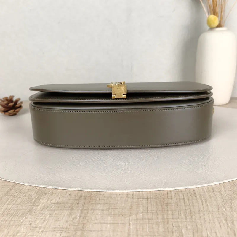 SAINT LAURENT Shoulder Bag VOLTAIRE Calfskin 24 × 6 × 14 cm — cover view 3 of 5