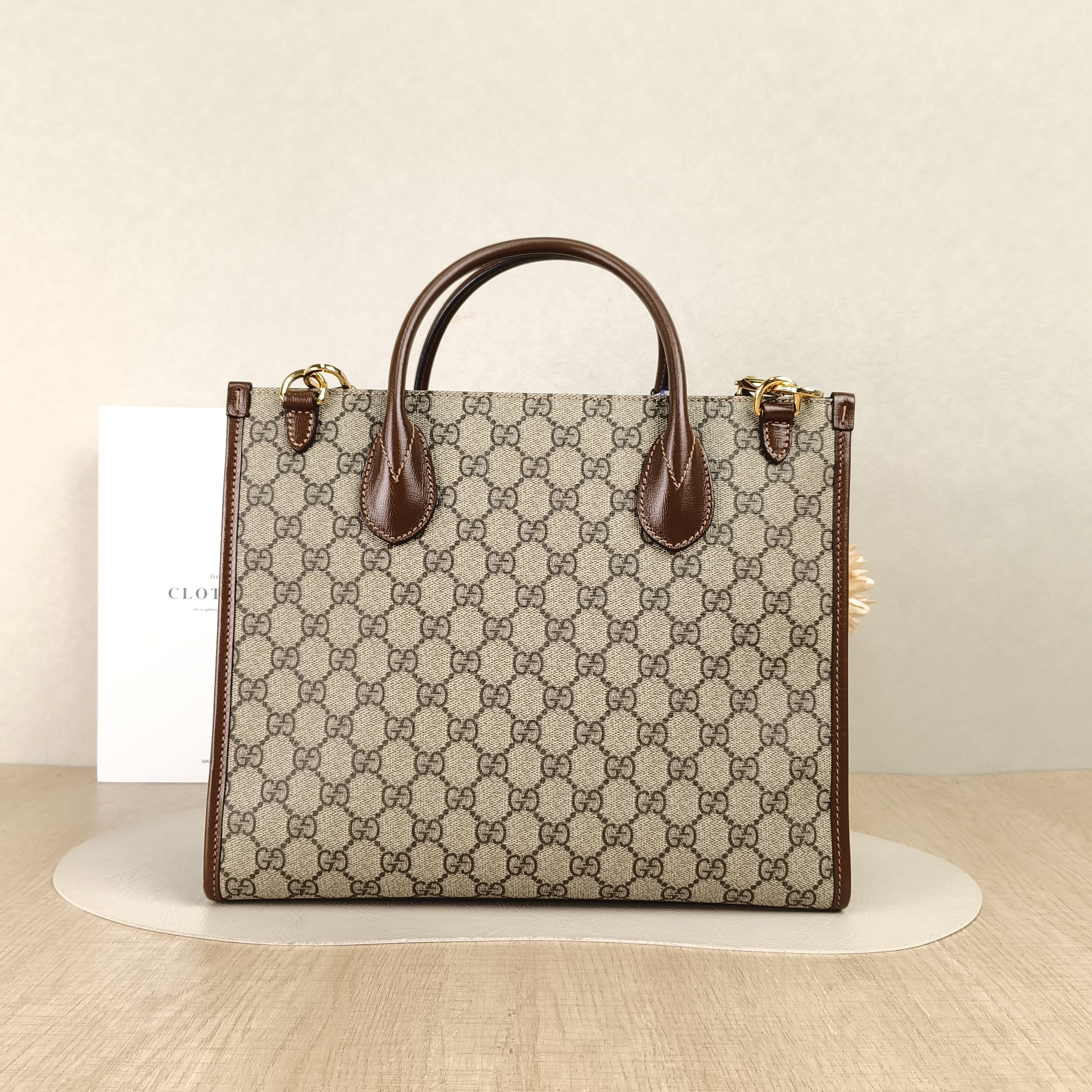 GUCCI Top Handle Bag GG Retro Collection Tote Bag Monogram PVC Small31 × 14 × 26.5 cm — cover view 4 of 5