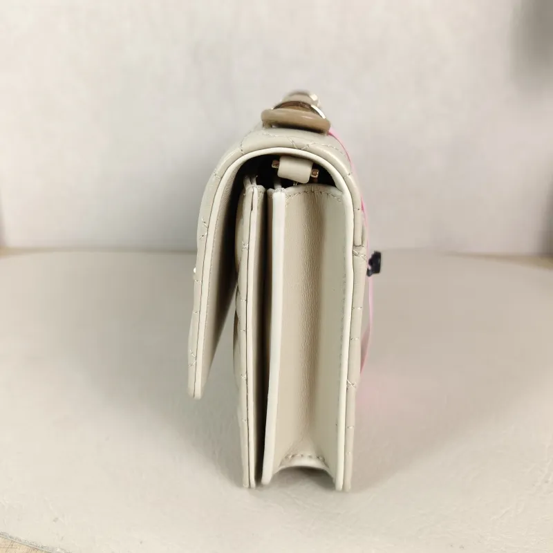 DIOR Shoulder Bag My Chain Bag Taupe Lambskin 21 × 3.5 × 11.5 cm — detail view 8 of 13