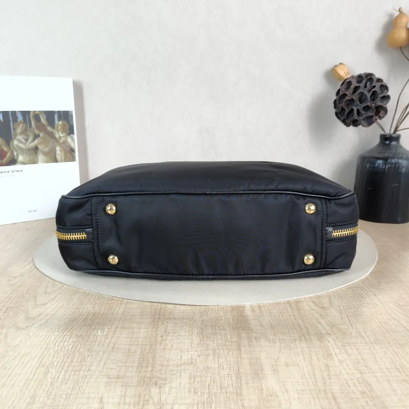 PRADA Shoulder Bag Shoulder Bag Black Nylon One Size 35 × 9 × 20 cm — cover view 2 of 6