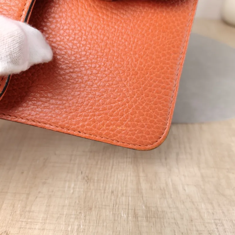 GUCCI Crossbody Bag Interlocking GG Calfskin Small 20 × 5 × 15 cm — detail view 6 of 15