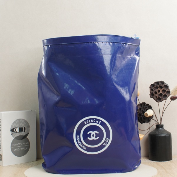 Chanel Vintagehobo Navy pvc5 · Authenticity Card · 39 × 21.5 × 50 cm