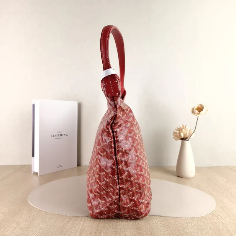 GOYARD Shoulder Bag Boheme Hobo​ Red PVC Small 43 × 14 × 27 cm — detail view 4 of 9