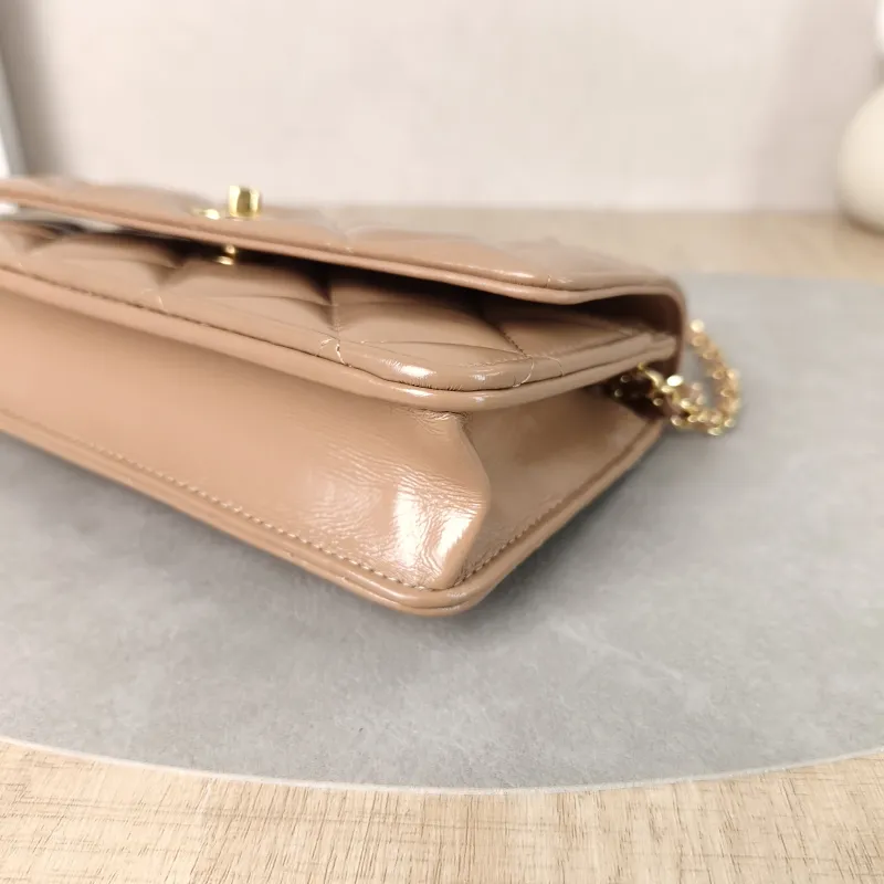Chanel Crossbody Bag woc Brown Lambskin One Size19.2 × 3.5 × 12.3 cm — detail view 5 of 13