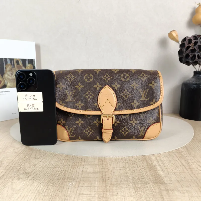 Louis Vuitton Crossbody Bag Diane Baguette Bag Shoulder Strap PVC Small24 × 9 × 15 cm — cover view 6 of 6