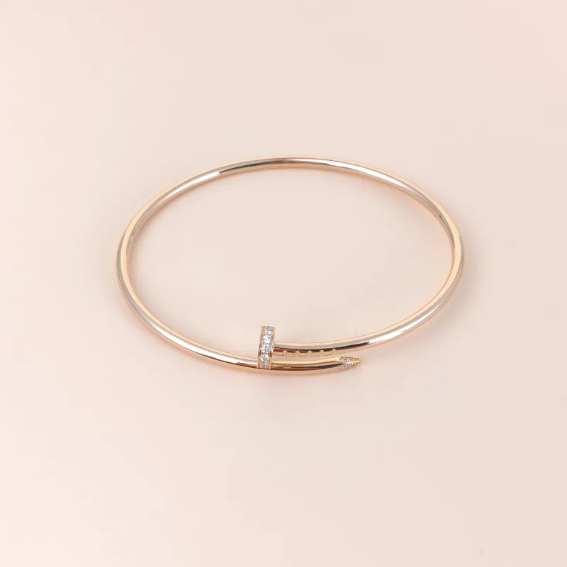 CARTIER Bangle Juste un Clou Bangle Rose Gold Diamond18KR ose Gold Small Edition18
