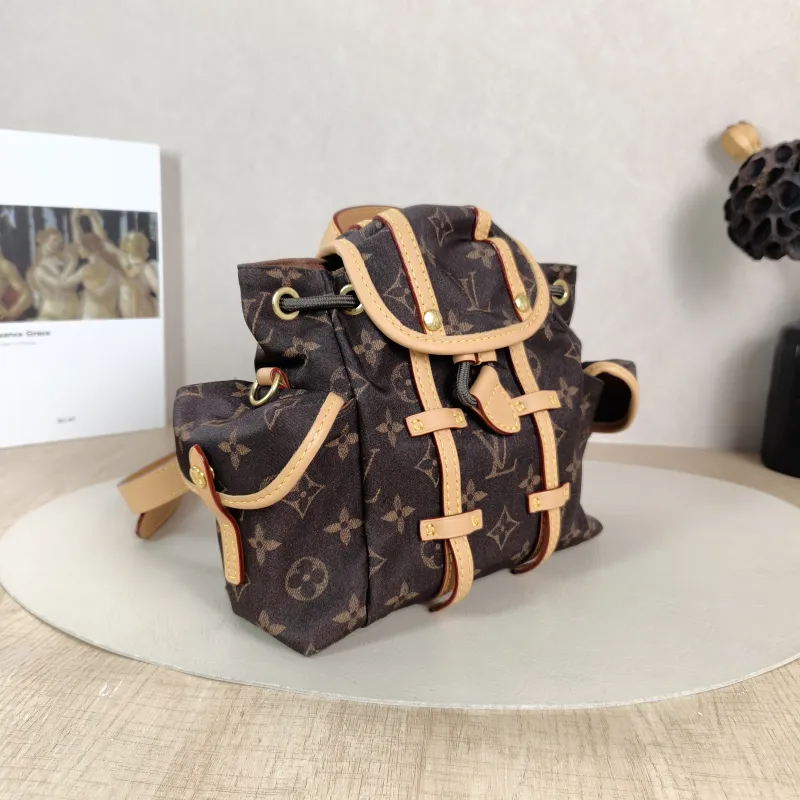 Louis Vuitton Backpack Backpack Monogram Nylon One Size 21 × 8 × 17 cm — cover view 4 of 5