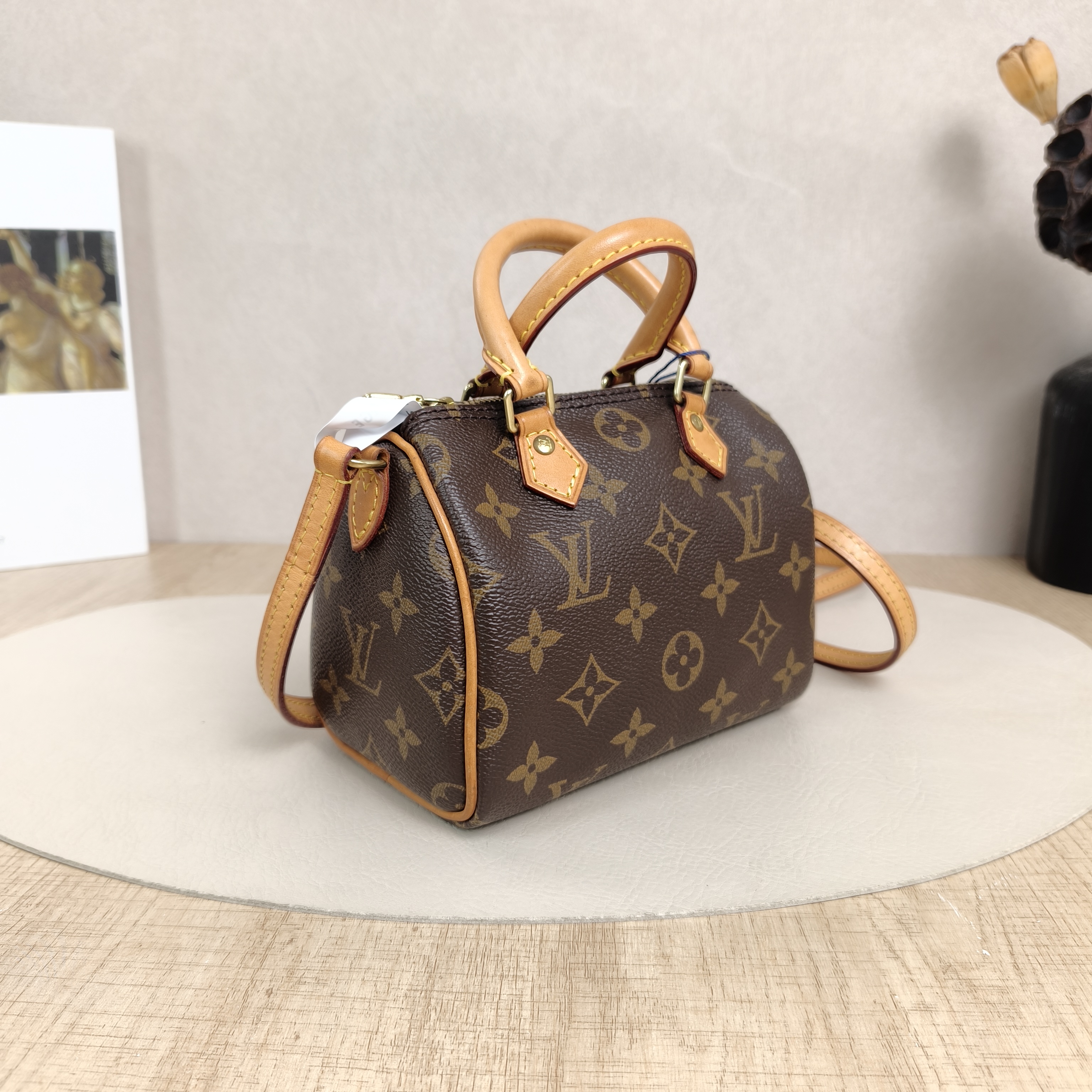 Louis Vuitton Crossbody Bag Speedy Nano Shoulder Strap PV Cnano16 × 10 × 12.5 cm — cover view 2 of 6