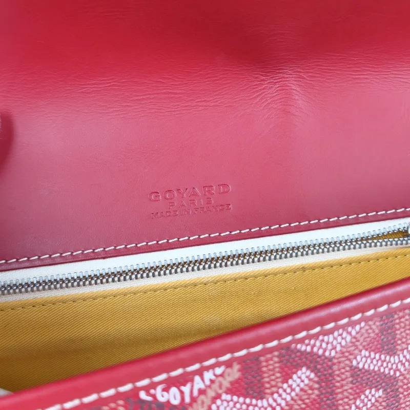 GOYARD Crossbody Bag Messenger Bag Crossbody Bag Red PVC 28.5 × 8 × 20 cm — detail view 7 of 11