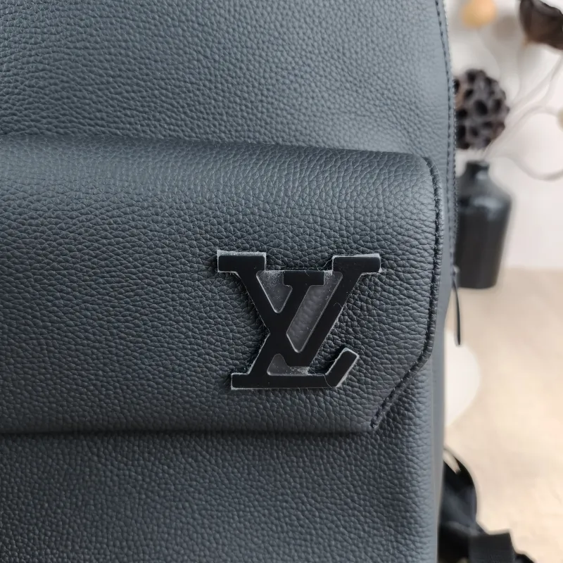 Louis Vuitton Backpack Takeoff Backpack Black Calfskin One Size 30 × 14 × 43 cm — detail view 1 of 12