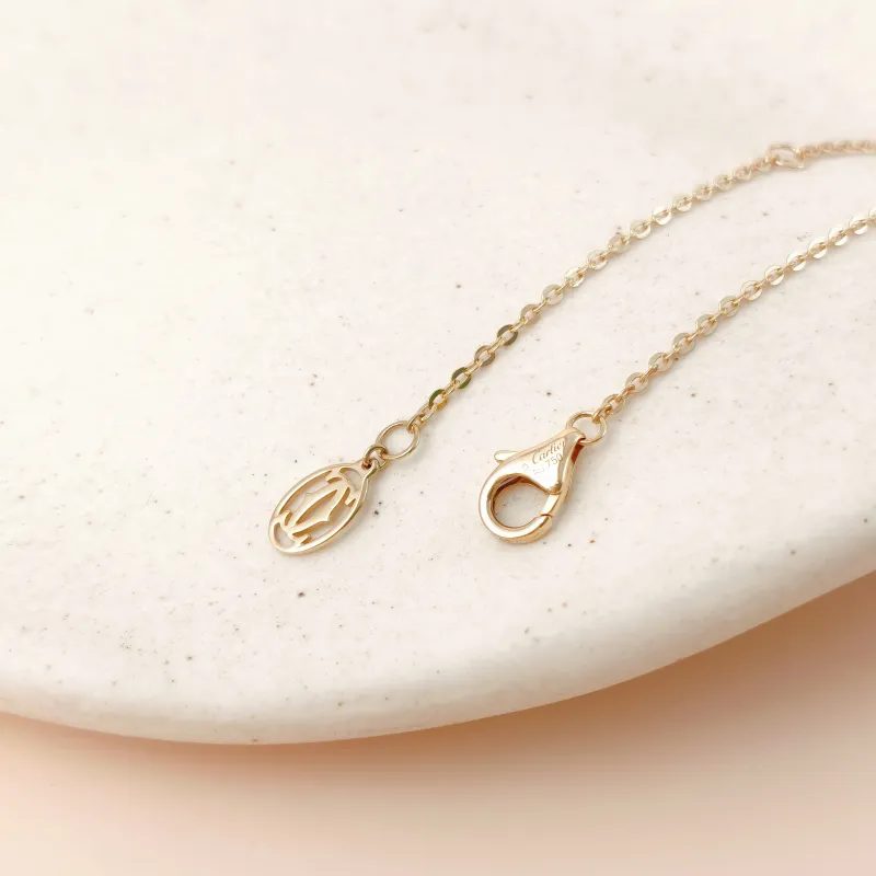 CARTIER Necklace Trinity Collection Necklace 18KW hite Gold Yellow Gold Rose Gold Small 42cm — cover view 8 of 10