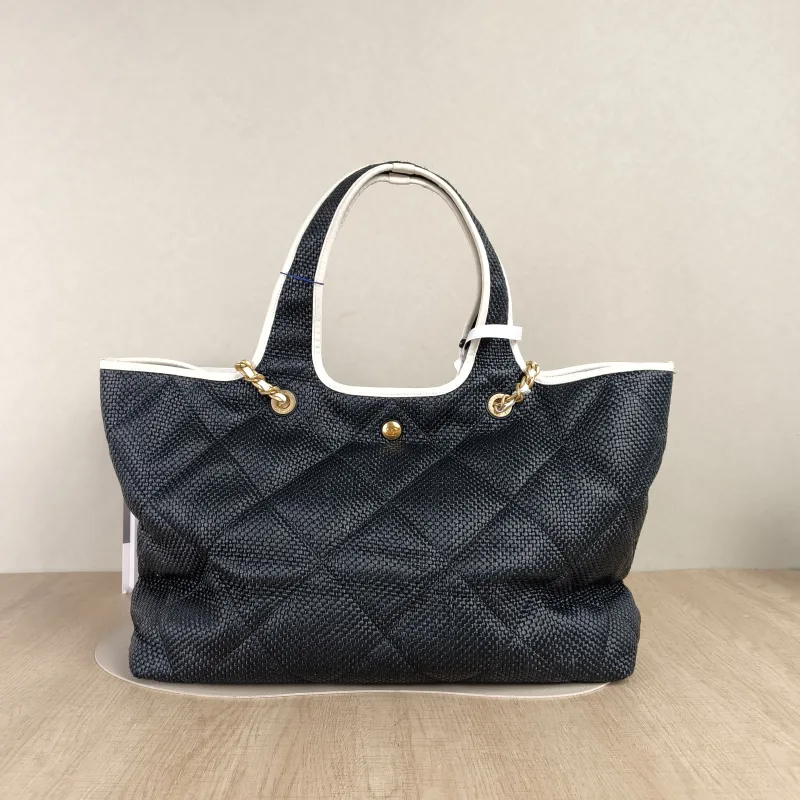 Chanel Shoulder Bag Tote Bag23M cocobeach Navy Woven One Size40 × 17 × 29 cm — cover view 2 of 4
