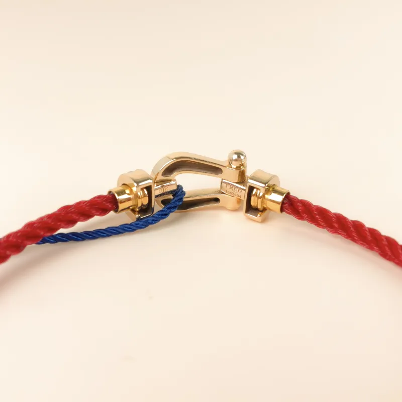 FRED Bracelet Force 10 Collection Bracelet Gold18K Diamond Medium 2cm 16.5cm — cover view 4 of 8