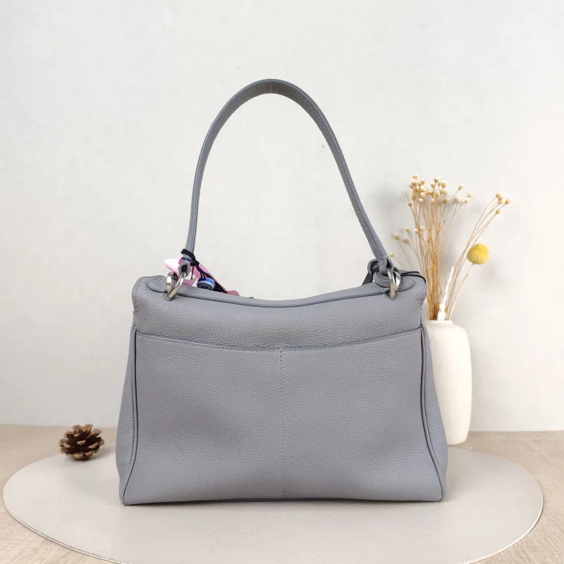 BALENCIAGA Crossbody Bag RODEO Grey Calfskin Small 27 × 10 × 20 cm — cover view 2 of 5