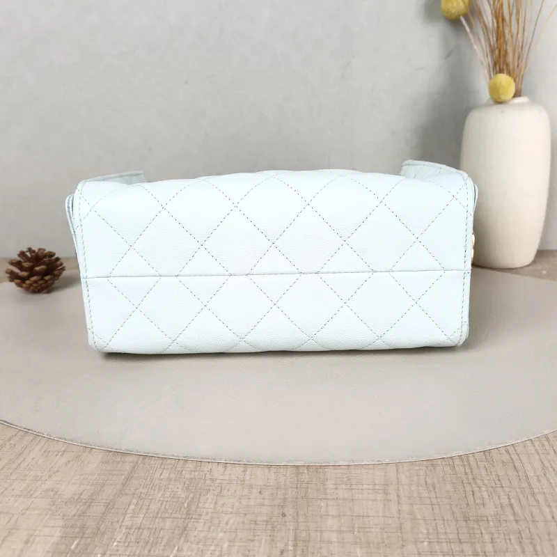 Chanel Crossbody Bag 25Bag Green Grained Calfskin Mini 22 × 12.5 × 20 cm — cover view 5 of 6